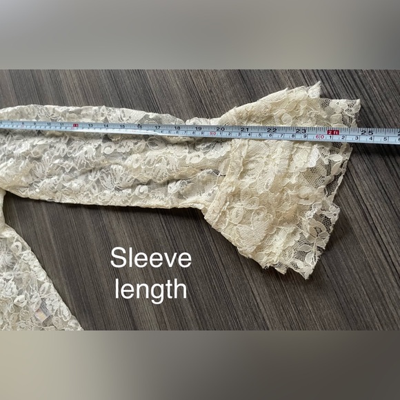 Rancho Estancia Lace Botton Down Angelcore Coquette Blouse Size Medium - Picture 5 of 10